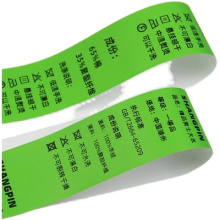 NX 278 factory wholesale custom waterproof blank nylon taffeta ribbon label rolls for grament carelabels